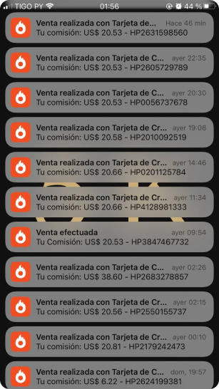 Prueba de ventas Hotmart